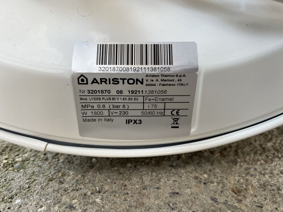 Boiler electric ARISTON lydos plus 80