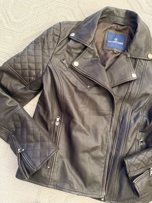 Дамско кожено яке размер S