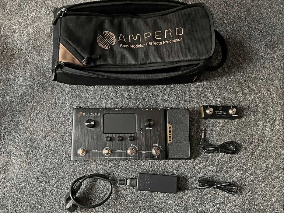 Hotone Ampero Мултиефект за китара с калъф и допълнителен футсуич