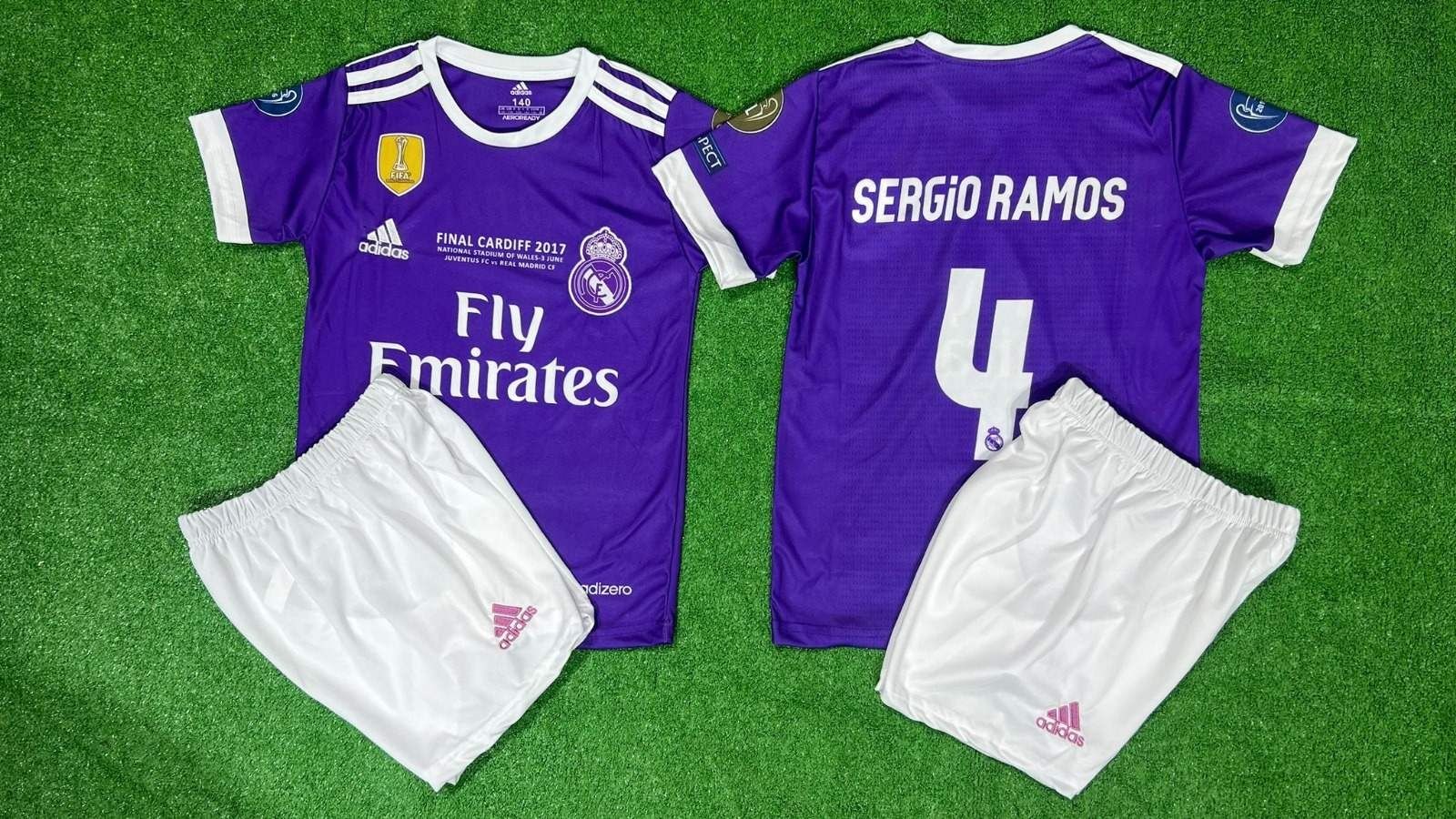 Sergio Ramos (Детска футболна тениска + шорти)