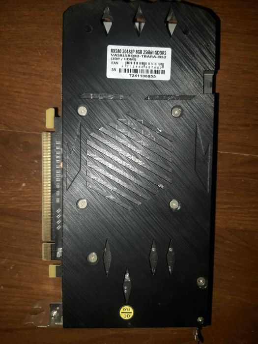 Placa video Biostar Radeon RX-580 2048 SP 8GB GDDR5 256bit