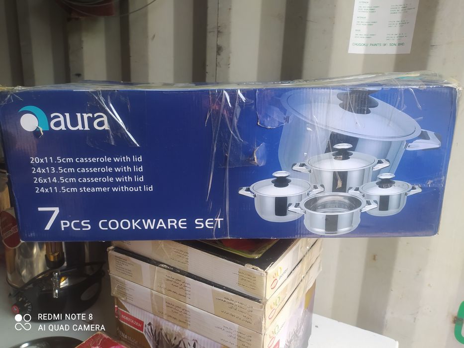 Набор коструль в идеальном состояние качество огонь с термо крышкой