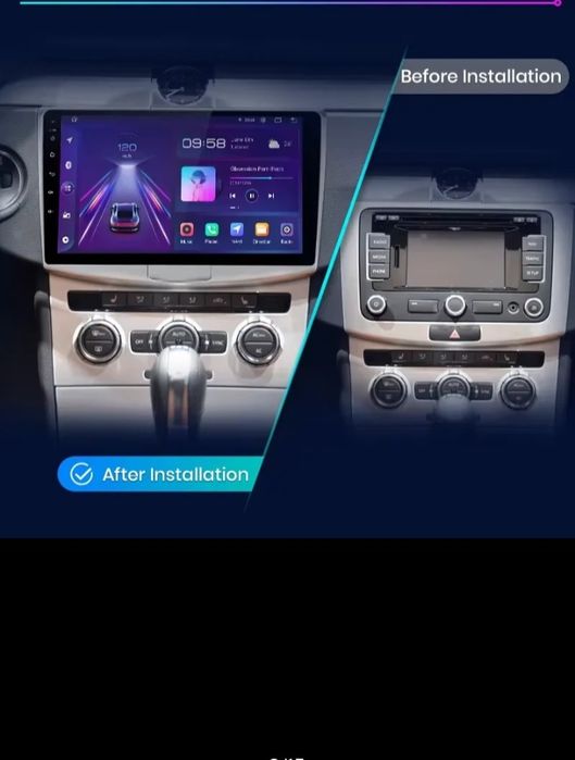 Navigatie android 14-8Gb Ram-128Gb memorie interna dedicata pentru VW