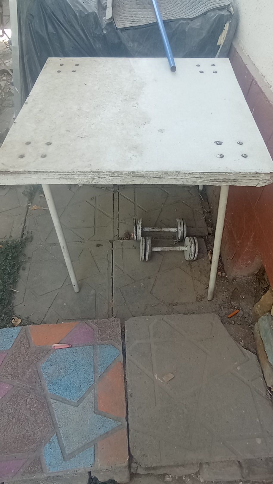 Стол железный металлический