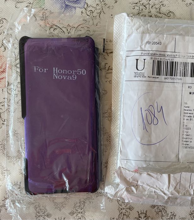 Husa Huawei pentru Nova 9 Honor 50 Flip Smart Oglinda