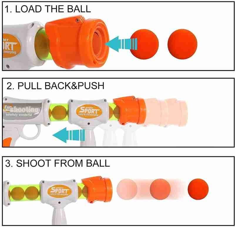 Jucărie Cu Pistol Aerodinamic Balls