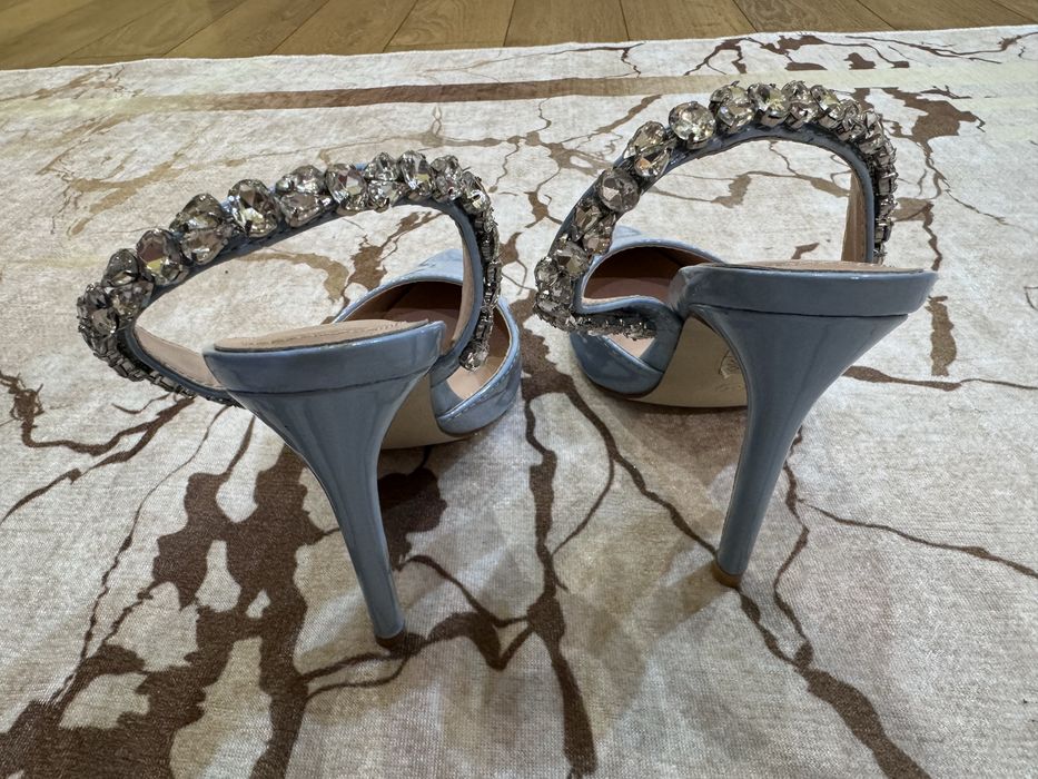 Дамски токчета с камъни