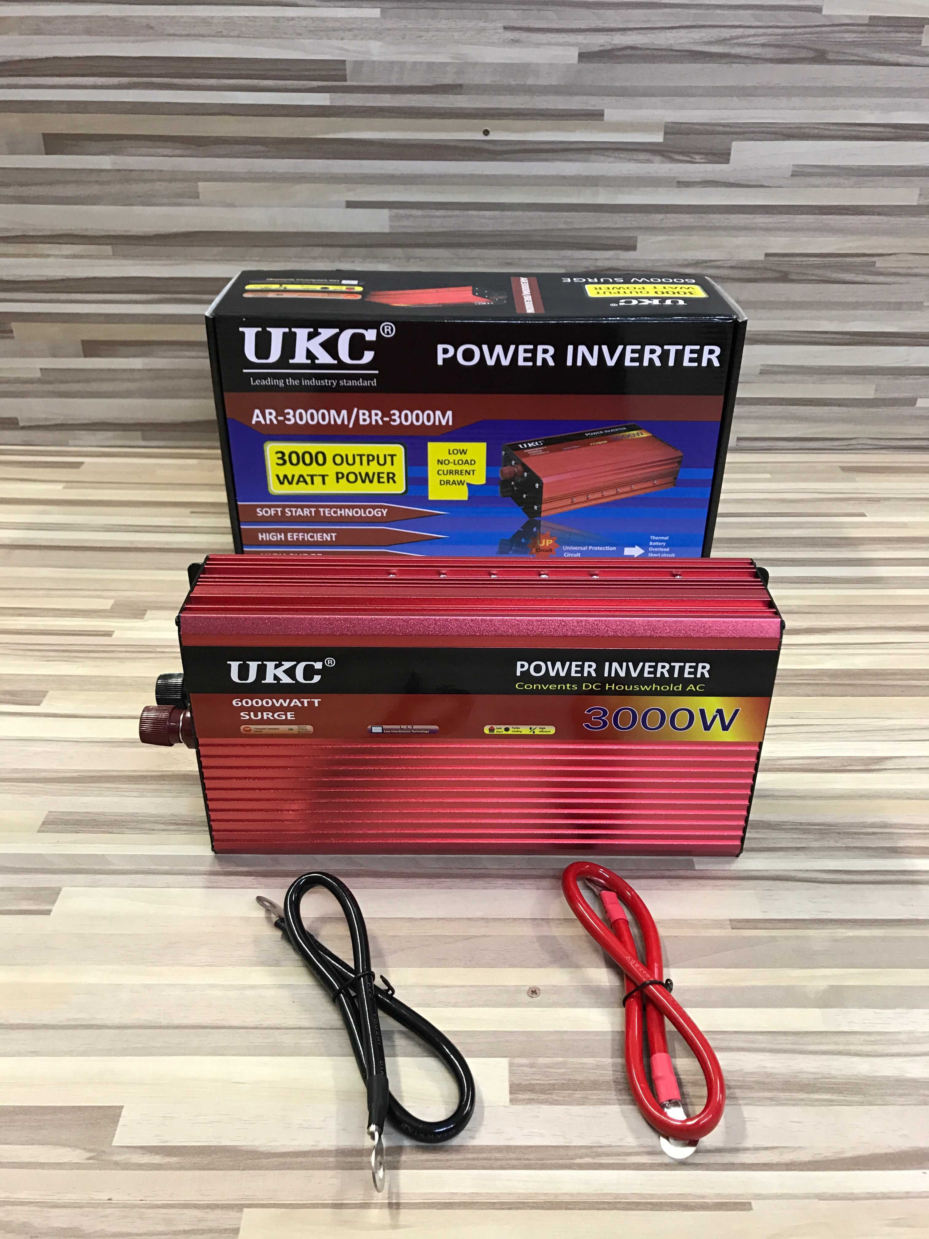 Инвертор UKC 3000W 12V / 24V / 220V, Инвертори 3000В