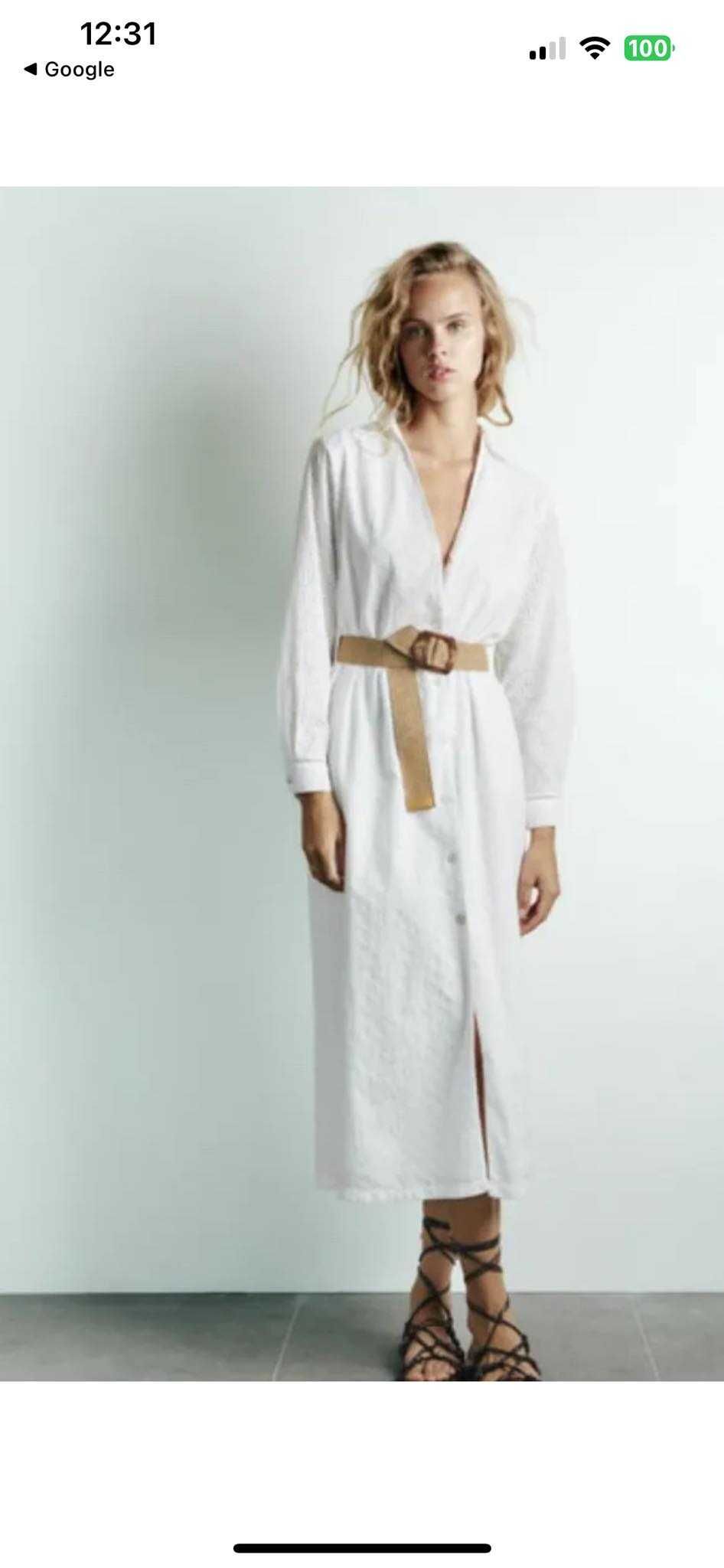 Рокли Zara. Massimo Dutti,памук, лен, елек Reserved