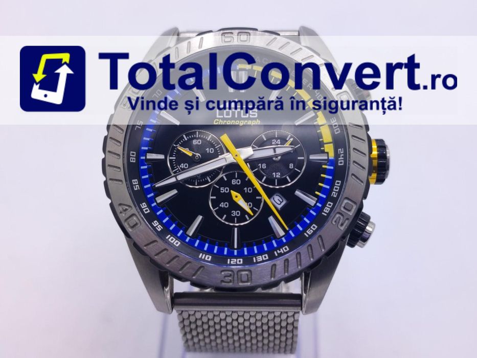 Lotus Chronograph 18679 barbatesc, Garantie 24 luni | #D88155