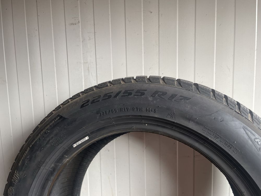 4бр. Pirelli Sottozero 3 225/55/17, 7мм, ДОТ 2018/2020