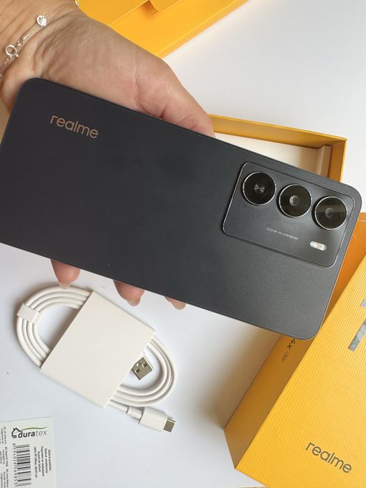 Мобилен телефон Realme 14x, 6 GB RAM, 128 GB, 5G, въглеродно черно