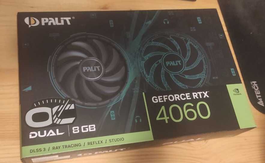 Продам новую видеокарту Palit Dual RTX 4060 OC