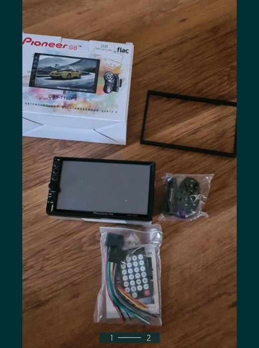 Магнитола pioneer 2 din c монитором и с камерой заднего вида