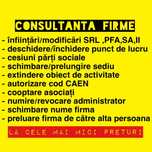 Infiintari firme /pfa cele mai mici preturi/ obtinere autorizatii/DSP