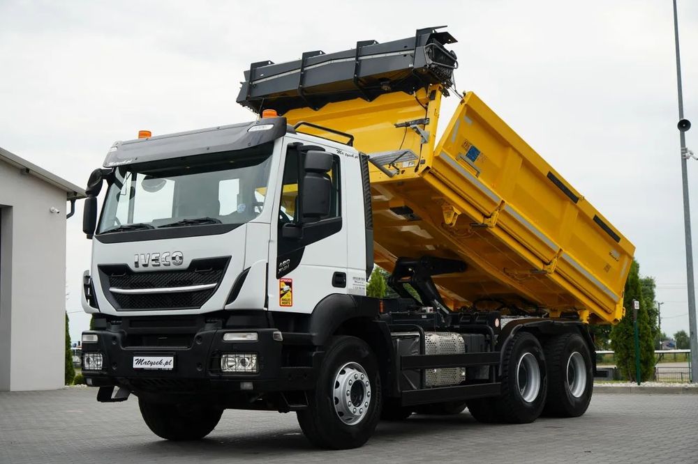 Iveco STRALIS X-WAY 480 / 6x4 / BASCULATOR DUBLU / HYDRODOLT / BOARDMATIC / MEILLER KIPPER / IMPORTAT  ANUL PRODUCȚIEI: 2020