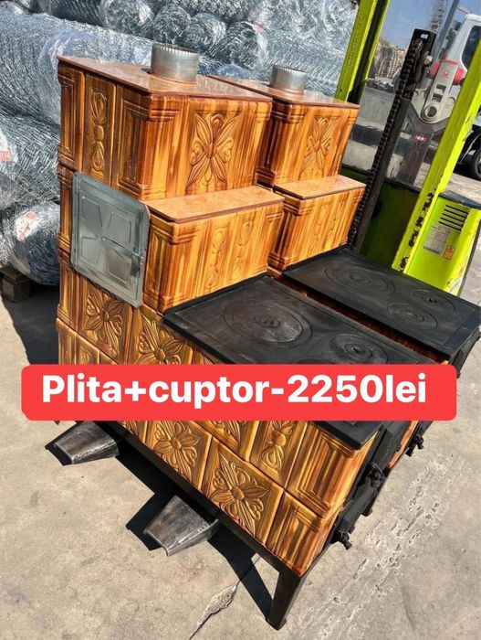 Sobe teracota premontate cu plita si cuptor / cahle tercacota / samota
