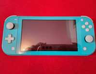 Nintendo Switch Lite Turquoise cu încăcător original și husă protecție
