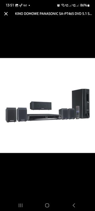 Sistem PANASONIC home thaeter 5.1 compact