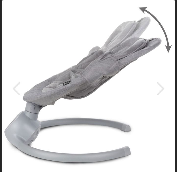 Balansoar electric 2 în 1 Kidwell REVE gri/argintiu