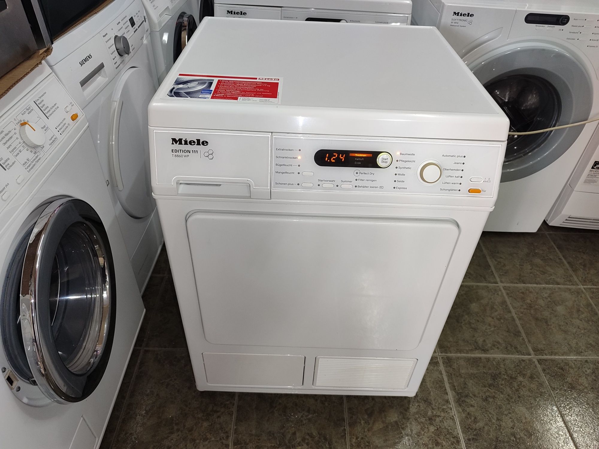 Сушилня Miele T8827WP  - 8кг. Термопомпа Клас А+