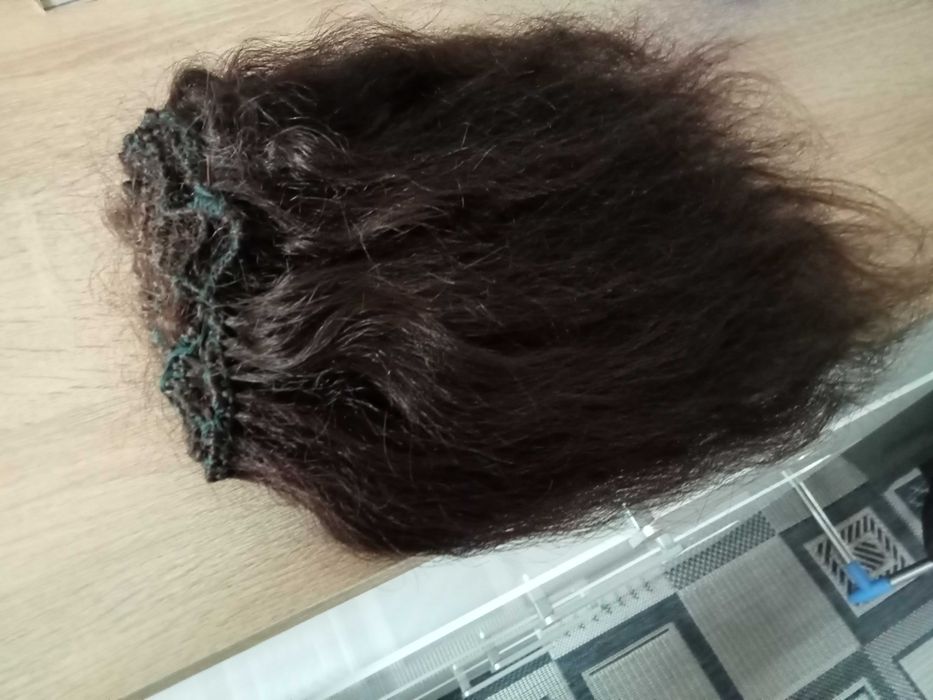 Шиньон из натуральных волос 30 см