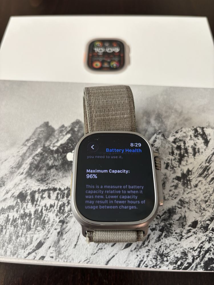 Apple Watch ultra 2 Olive Alpine 49mm
