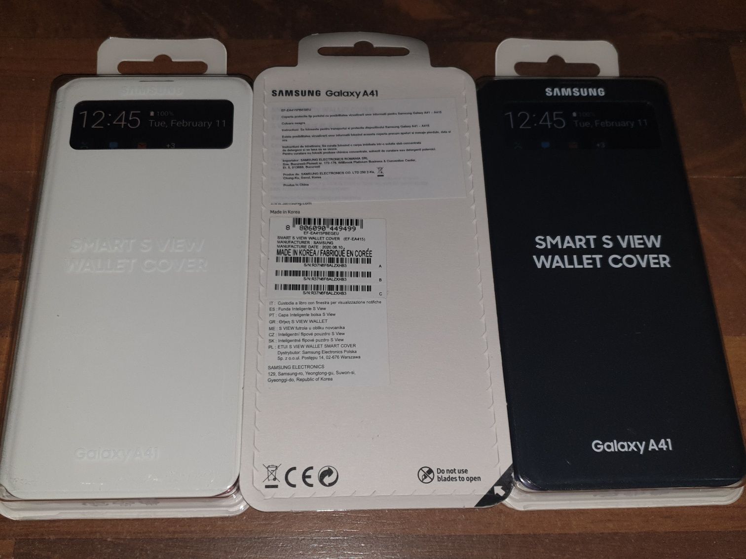 Husa flip smart activa originala Samsung Smart S View Wallet Cover A41