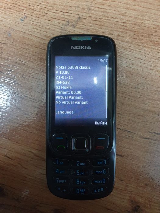 Nokia 6303ci  Qora