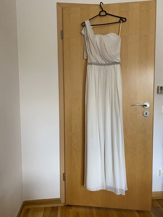 Rochie alb prafuit, Finezze, marime 38