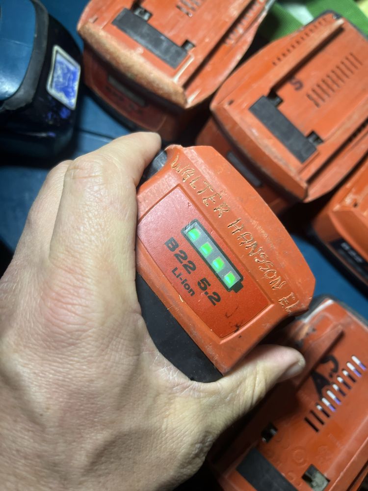 Baterii hilti de 4 si 5,2 ah