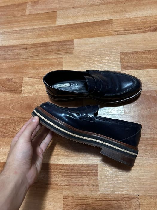 Mocasini din piele lăcuita Massimo Dutti, nr 37