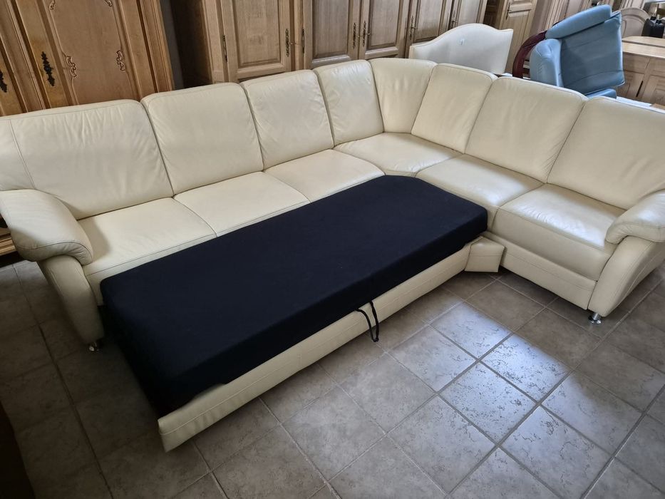 Coltar extensibil din piele naturala