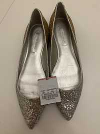 Pantofi / balerini glitter Zara