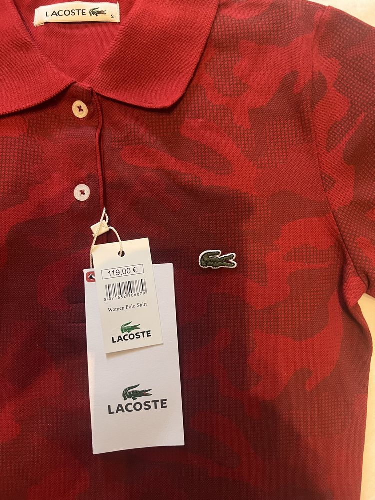 Дамска блуза с къс ръкав Lacoste