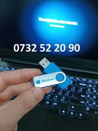 Stick USB bootabil cu Windows 7, 8, 10 sau 11 original cu licenta