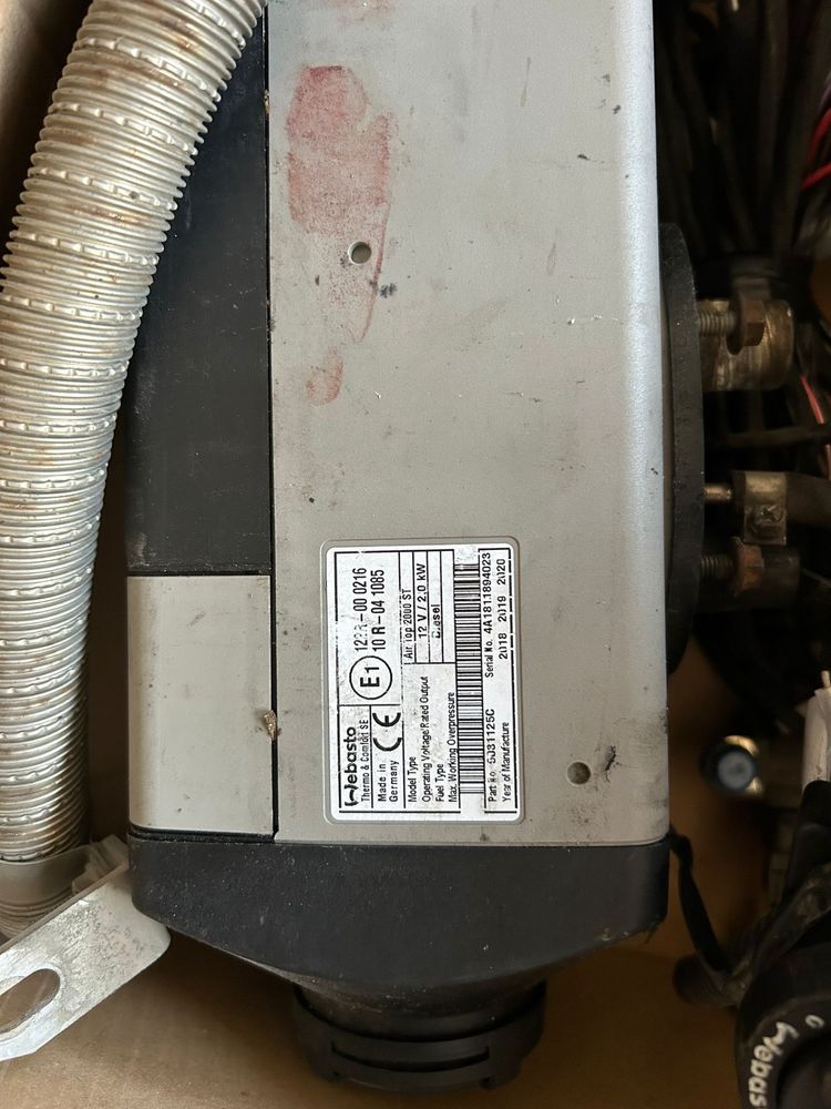Webasto , demontat de pe opel movano