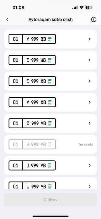 avtoraqam oʻynaberamiz saferoad hamma viloyat shahar