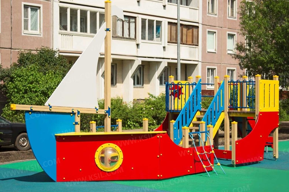 Европейские Детские площадки KSIL карусели качели горки аттракционы