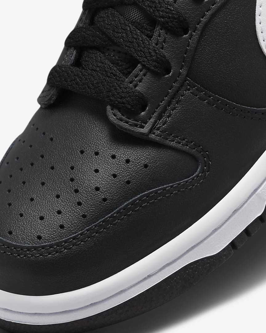 nike air dunk low black/white 39