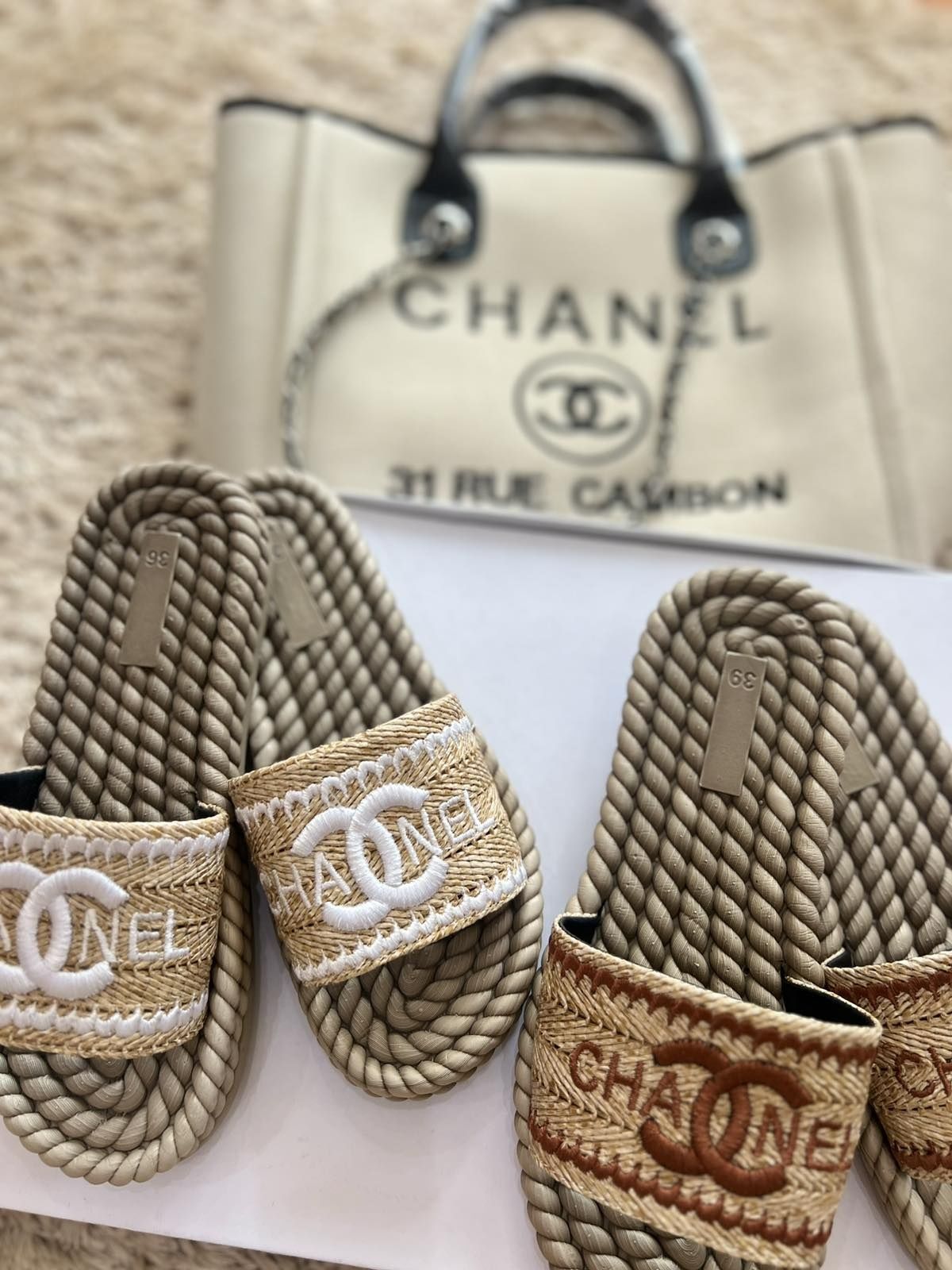 Дамски чехли Chanel