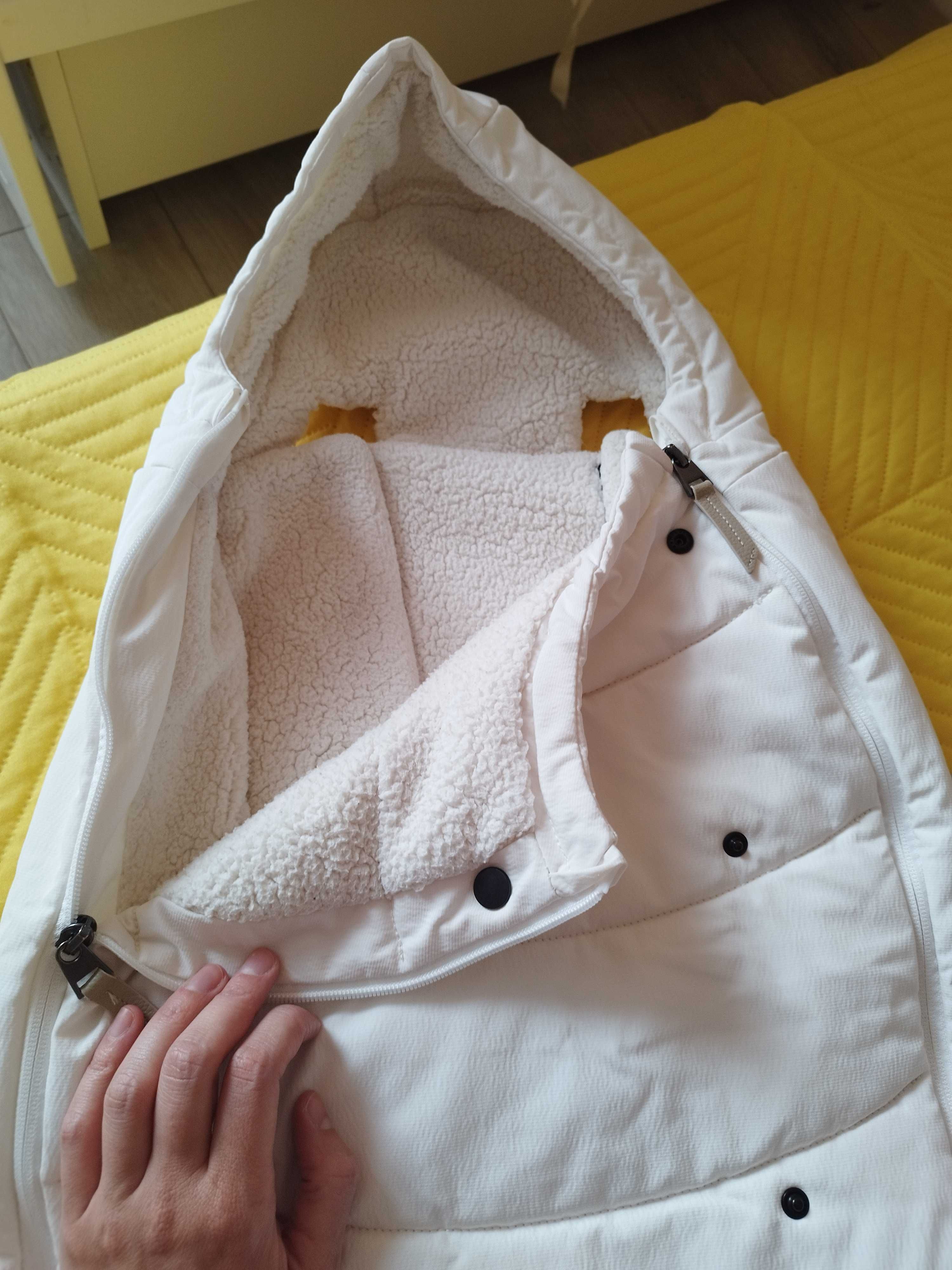 Cybex platinum/ off white/blanc. Чувал за количка