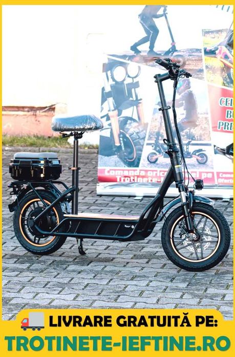Trotineta Electrica KuKirin C1 Pro, autonomie 100km, 45km/h, 14 inch