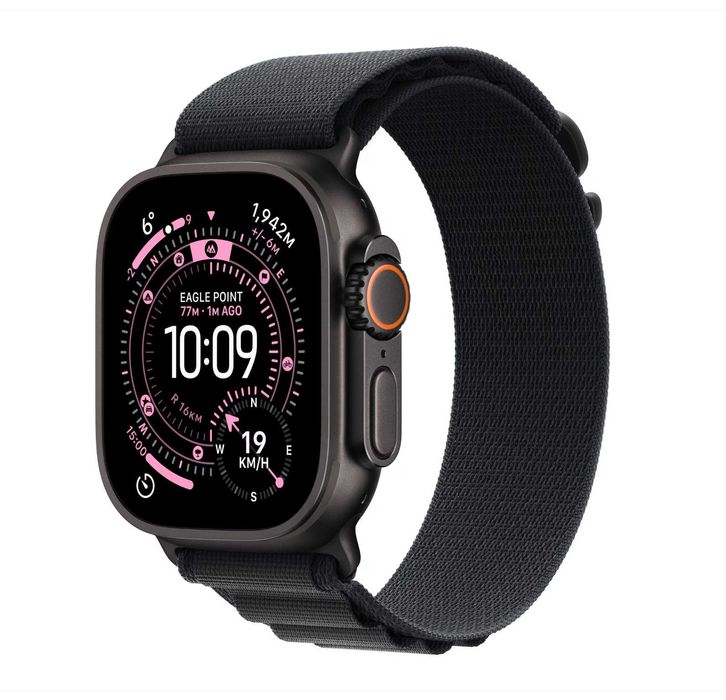 Apple Watch Ultra 3 Black Titanium , Alpine Loop , sigilat nou