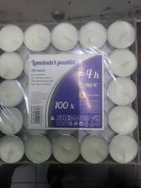 Candele- lumanari pastila 4 ore 100/cut. 25lei și pt copii