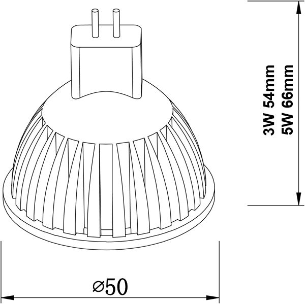 LED луни 220V MR16 3-5W ЛЕД лунички крушки за осветление