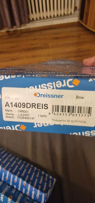 3 Filtre [ 2 aer si 1 ulei]  PTR BMW E83 Diesel - DREISSNER