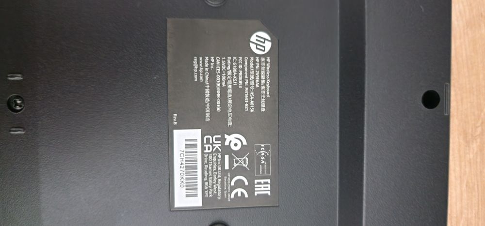 Kit tastatura si mouse wireless Hp noi