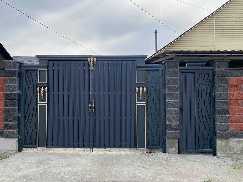 Ворота и Забор Металлические Откатные Распашные Алматы Продажа