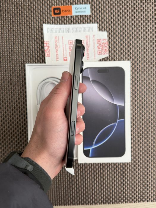 НОВ! 256Gb*ЛИЗИНГ* iPhone 16 Pro Max Black Titanium / 24М ГАРАНЦИЯ